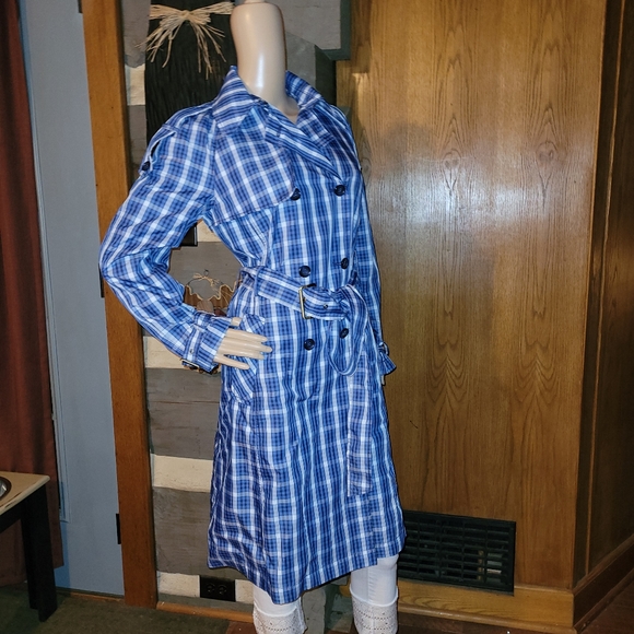 APRIL SHOWERS SIZE S MICHAEL KORS TRENCH COAT - Picture 4 of 9